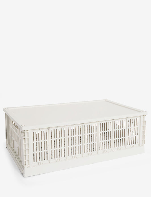 hay colour crate lid plastic x-large