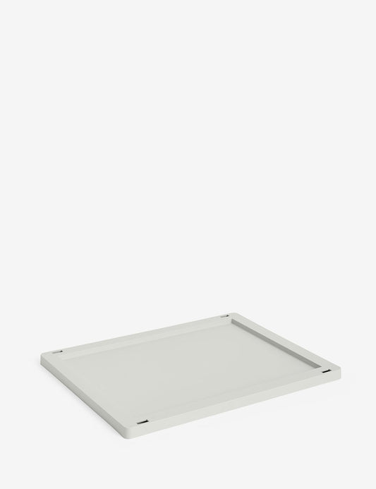 coperchio per cassa color fieno in plastica media