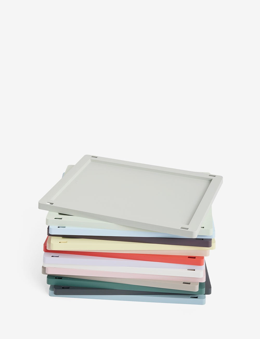 hay colour crate lid plastic medium