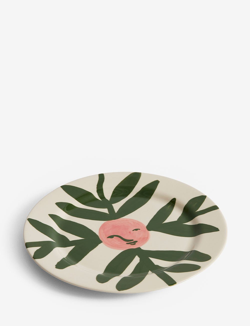 La Pittura plate Blush Face Vine Ø24