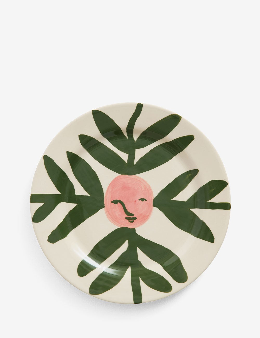 La Pittura plate Blush Face Vine Ø24