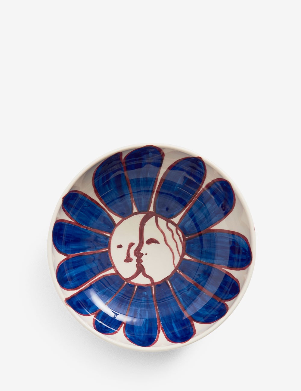 Ciotola La Pittura Deep Blue Flower Ø18