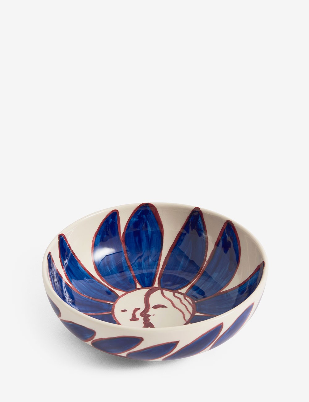 Ciotola La Pittura Deep Blue Flower Ø18