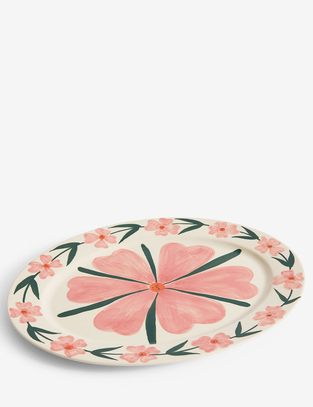 la pittura oval serving platter