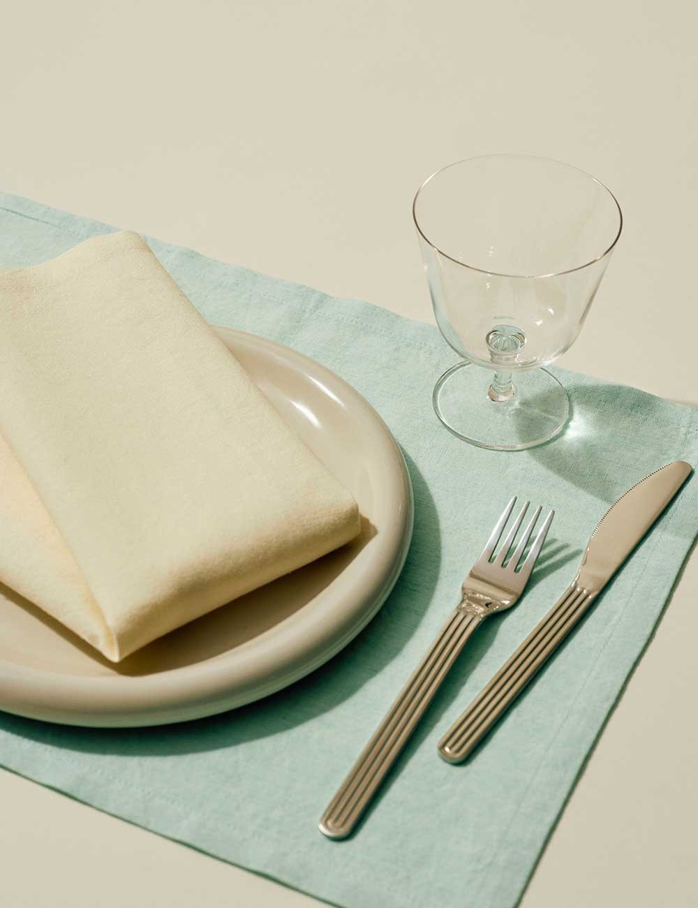 ensemble de 4 serviettes/sets de table Tavolo