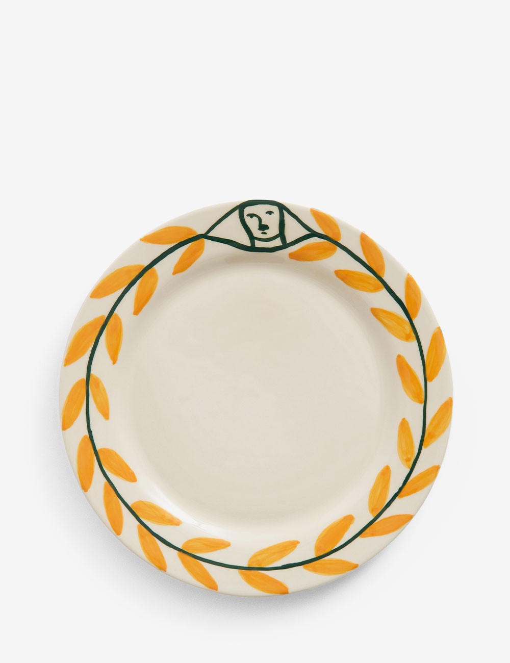 Assiette La Pittura Golden Leaf Ø24