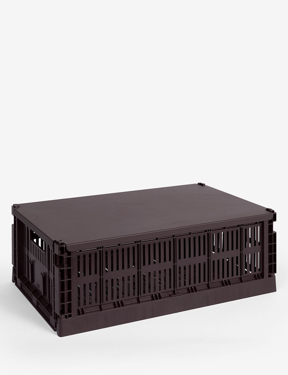 HAY COLOUR CRATE LID METAL LARGE
