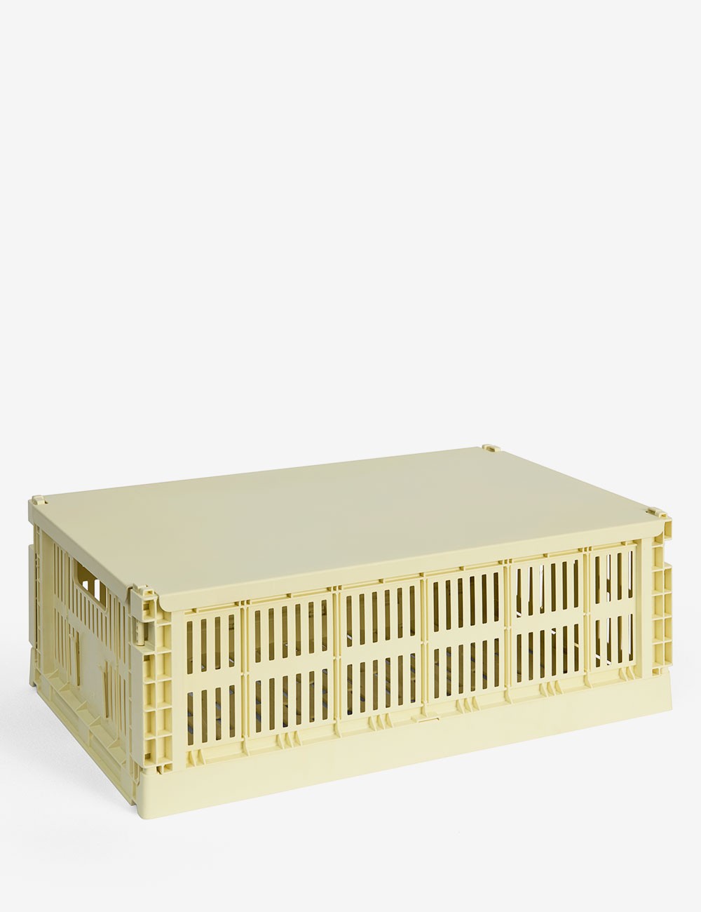 HAY COLOUR CRATE LID METAL LARGE