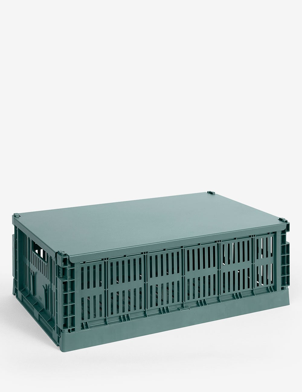 HAY COLOUR CRATE LID METAL LARGE