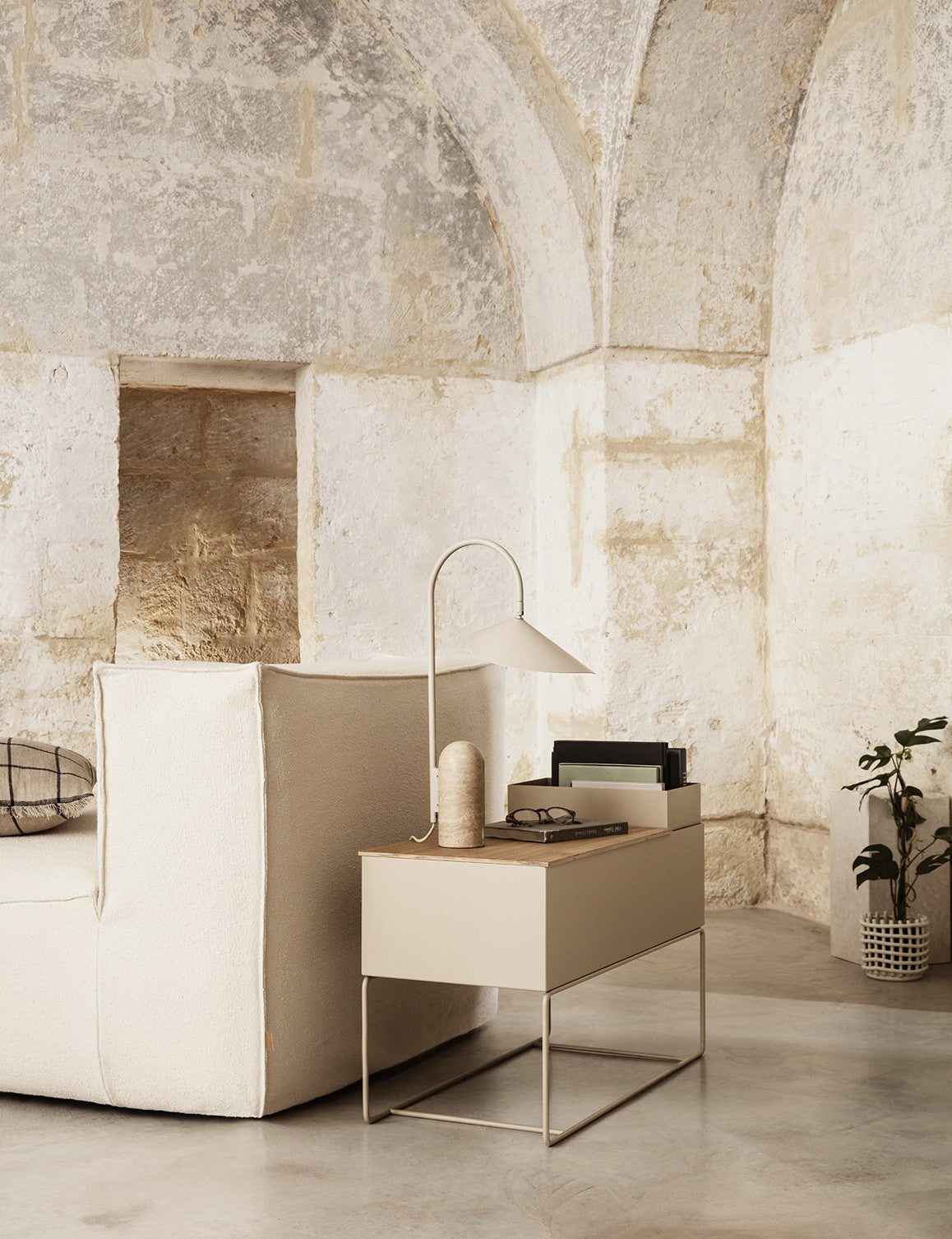 Lampe de table en cachemire Arum