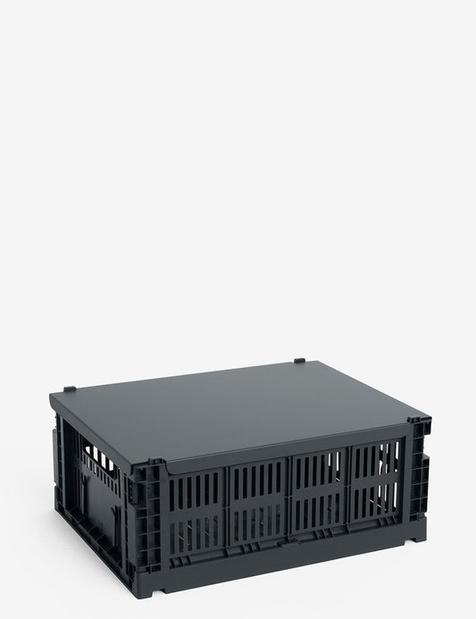 hay colour crate lid metal medium
