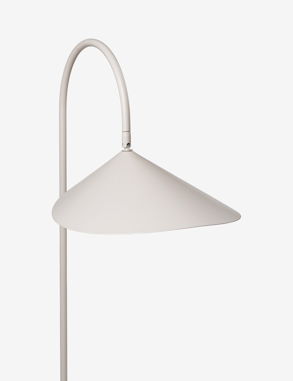 Lampada da terra in cashmere Arum