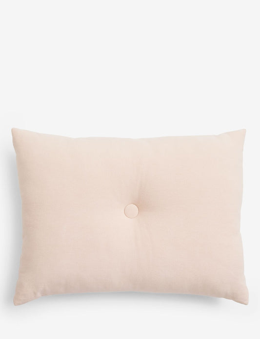 dot cushion linen