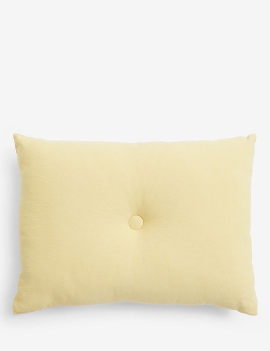 dot cushion linen