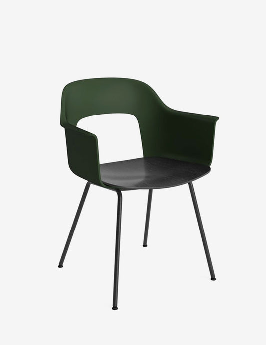 Fauteuil layout 212 chêne noir/noir