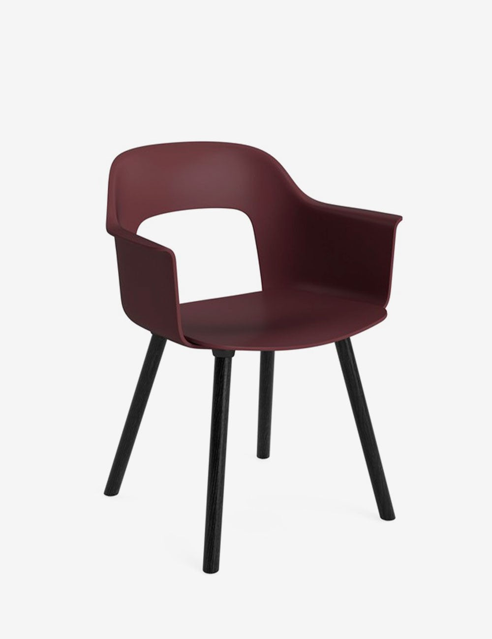 layout armchair 221 black oak
