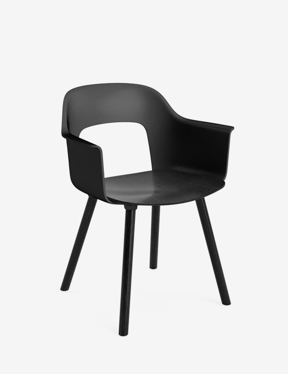 layout armchair 222 black oak