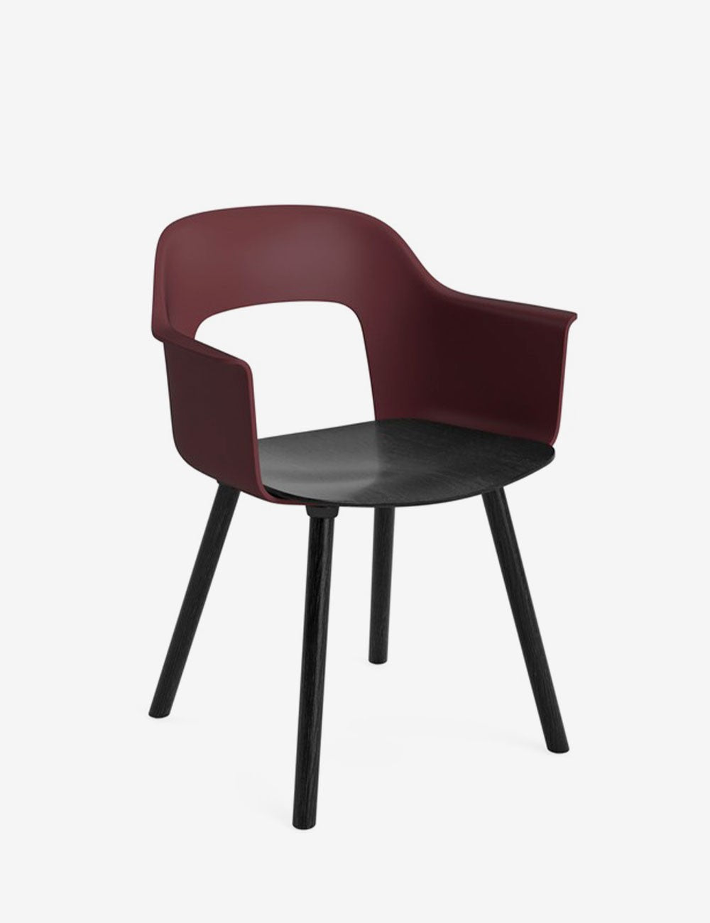 layout armchair 222 black oak