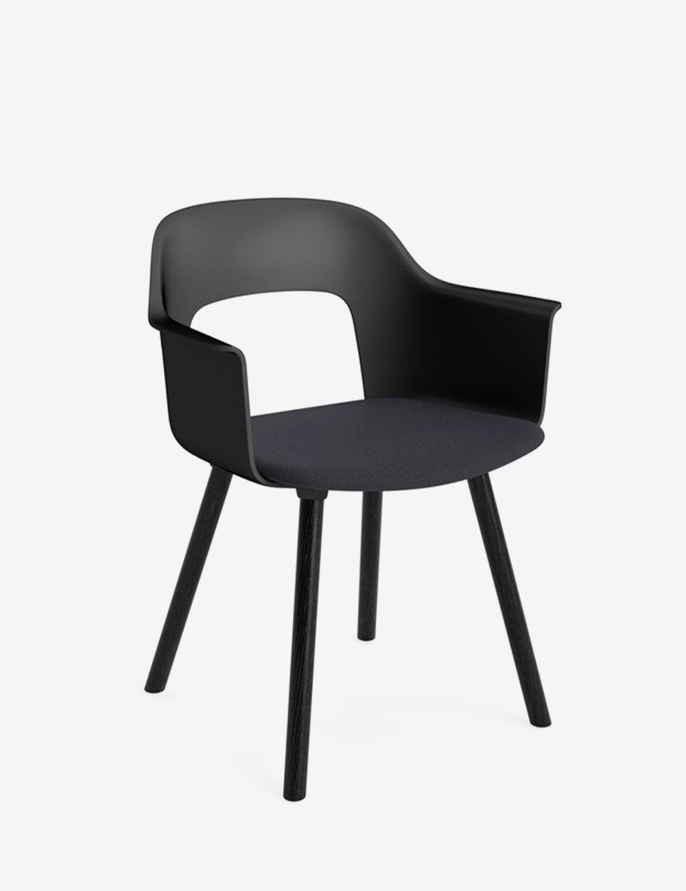 layout armchair 223 black oak