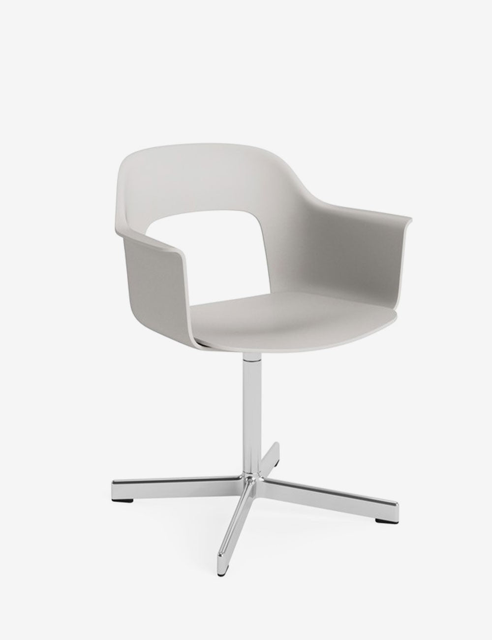 layout armchair 231 polished aluminum