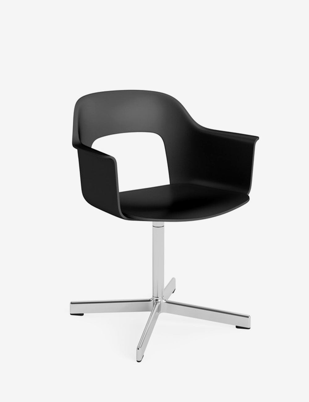 layout armchair 231 polished aluminum