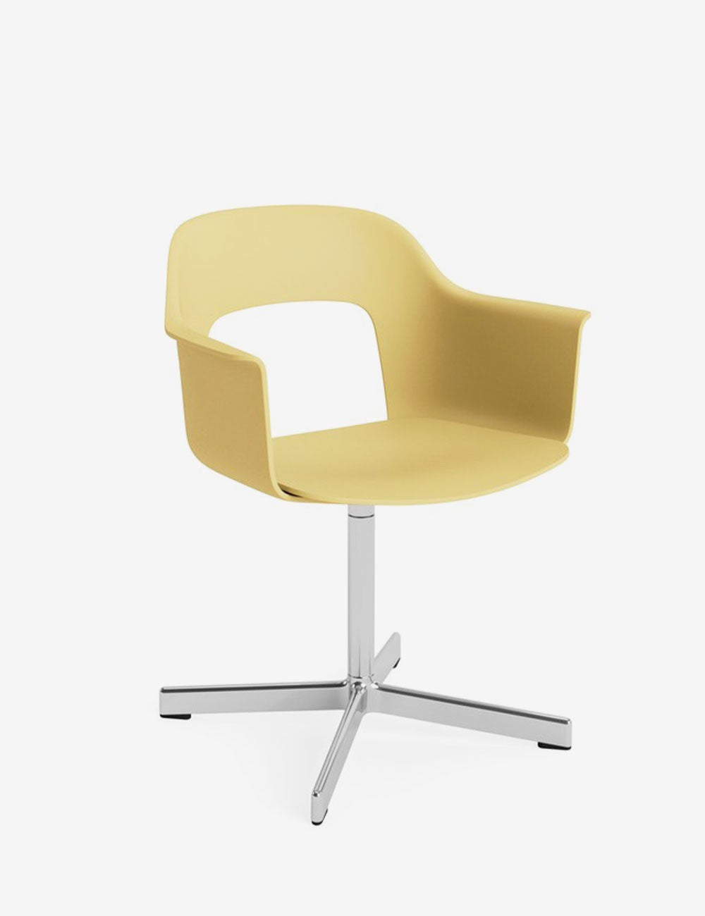 layout armchair 231 polished aluminum