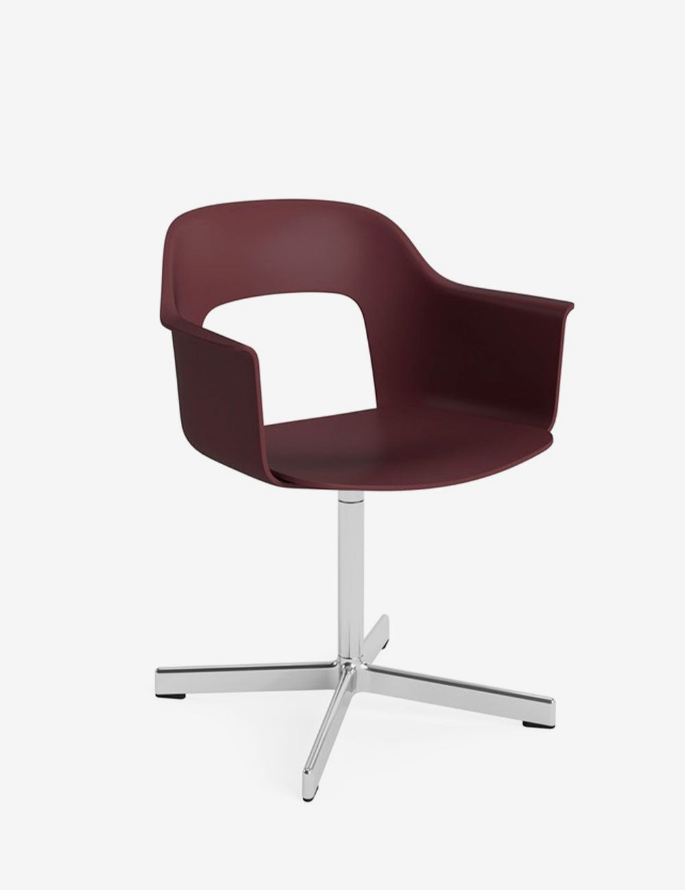layout armchair 231 polished aluminum