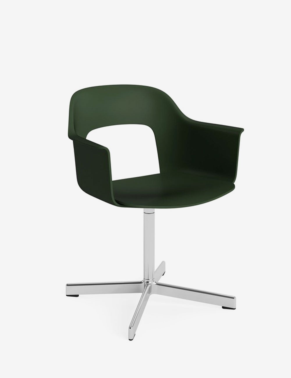 layout armchair 231 polished aluminum