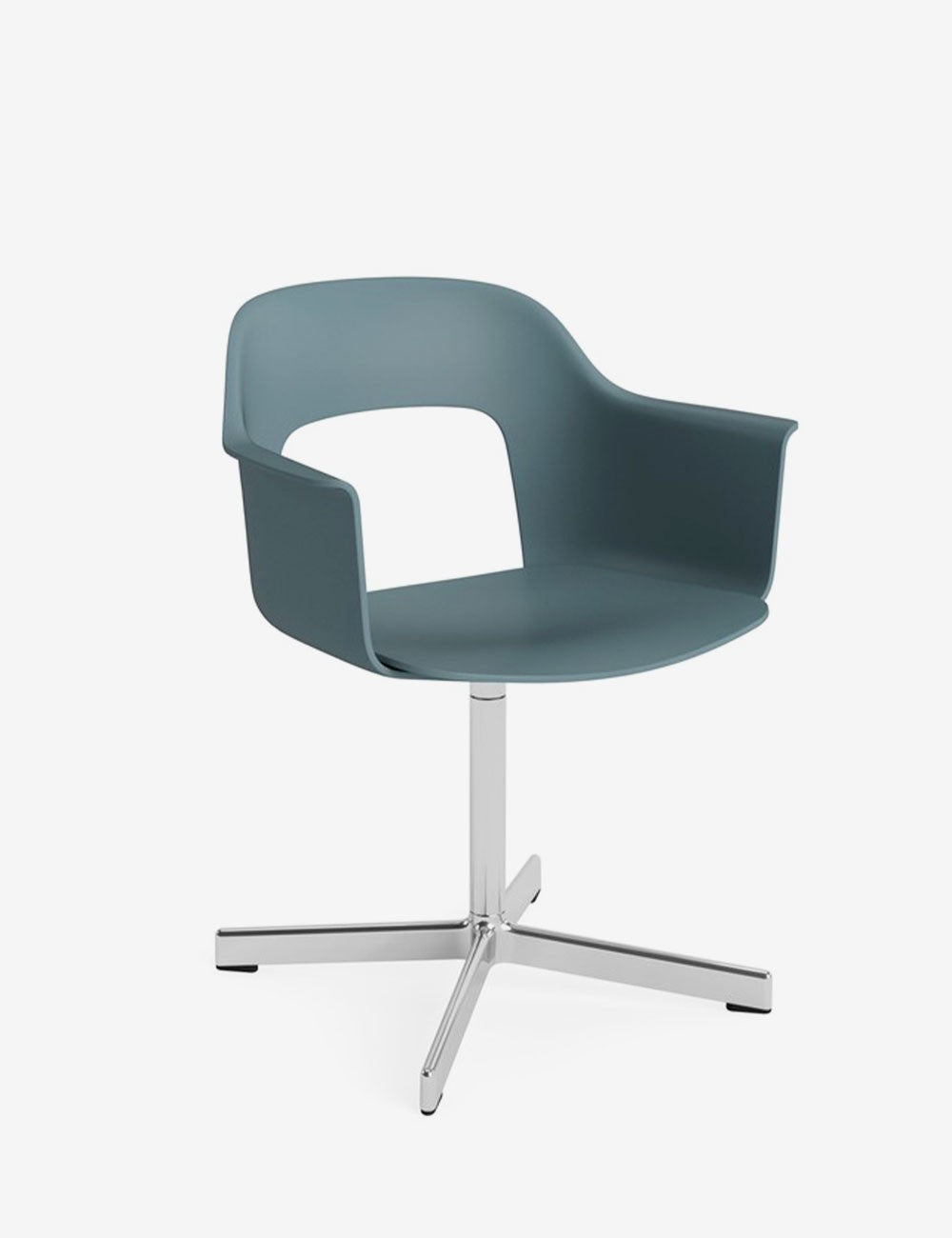 layout armchair 231 polished aluminum