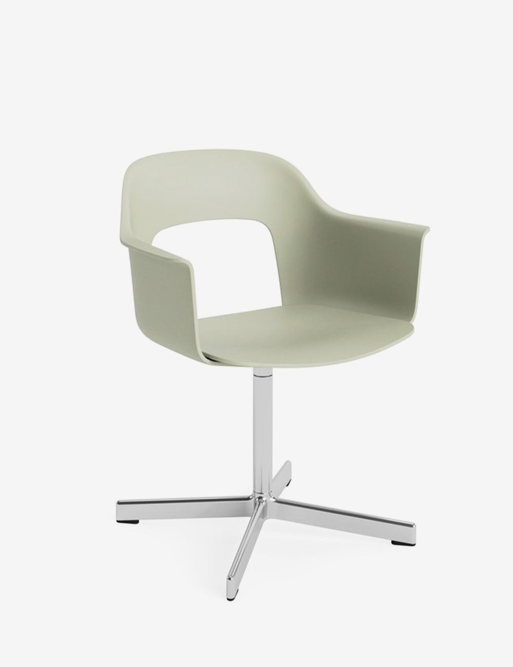 layout armchair 231 polished aluminum