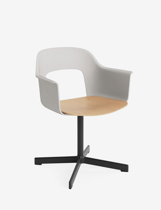 LAYOUT ARMCHAIR 232 BLACK/OAK