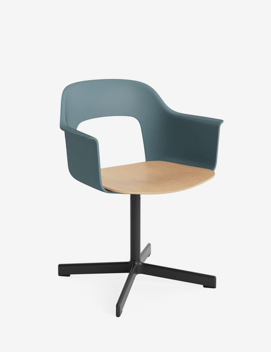 LAYOUT ARMCHAIR 232 BLACK/OAK