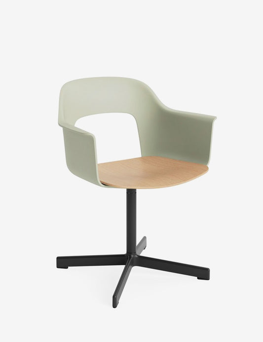 LAYOUT ARMCHAIR 232 BLACK/OAK