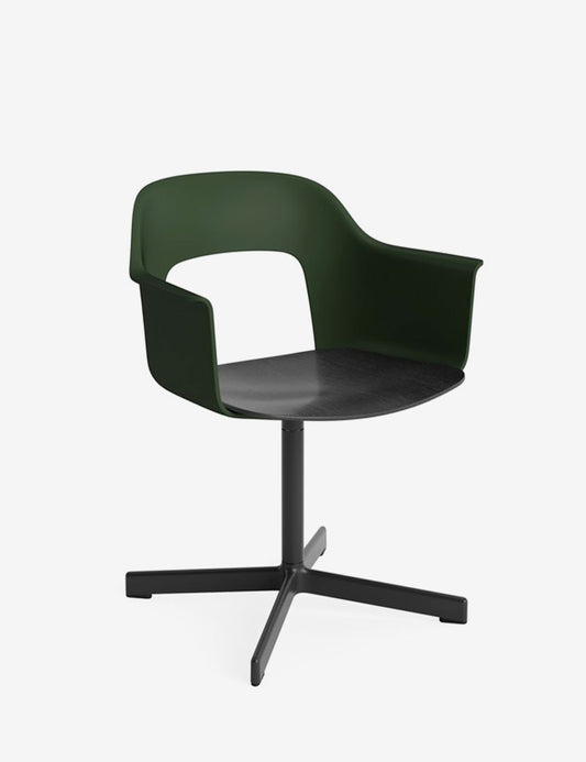 LAYOUT ARMCHAIR 232 BLACK/BLACK OAK