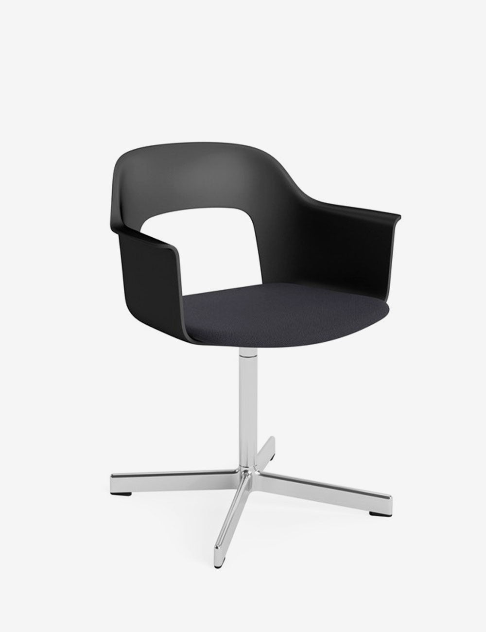 layout armchair 233 polished aluminium