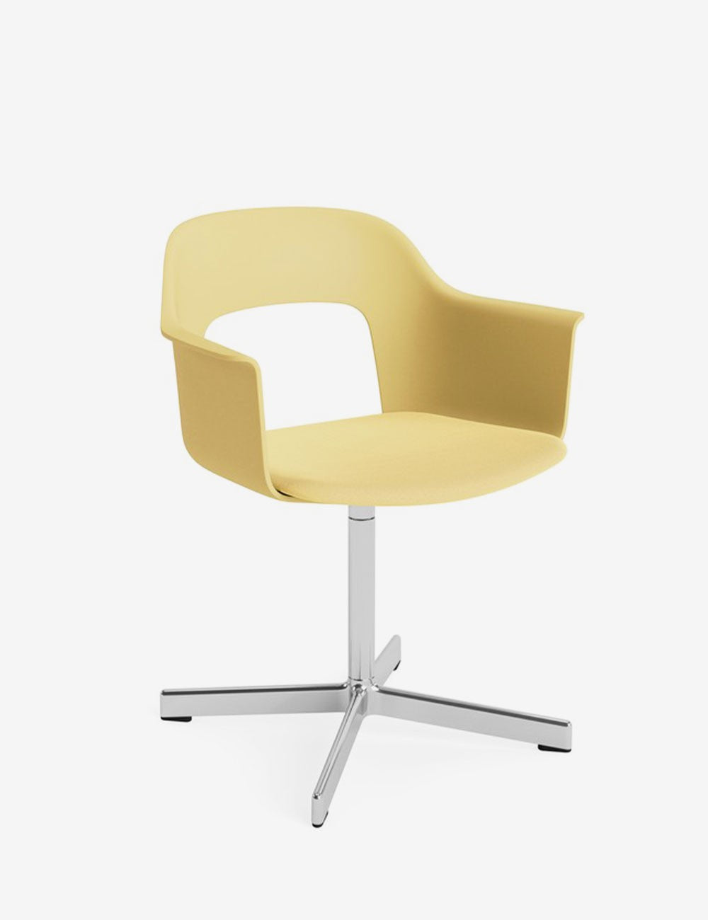 layout armchair 233 polished aluminium