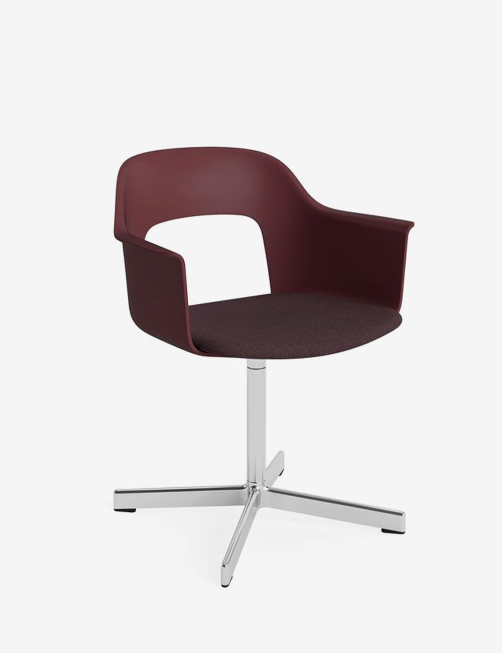 layout armchair 233 polished aluminium