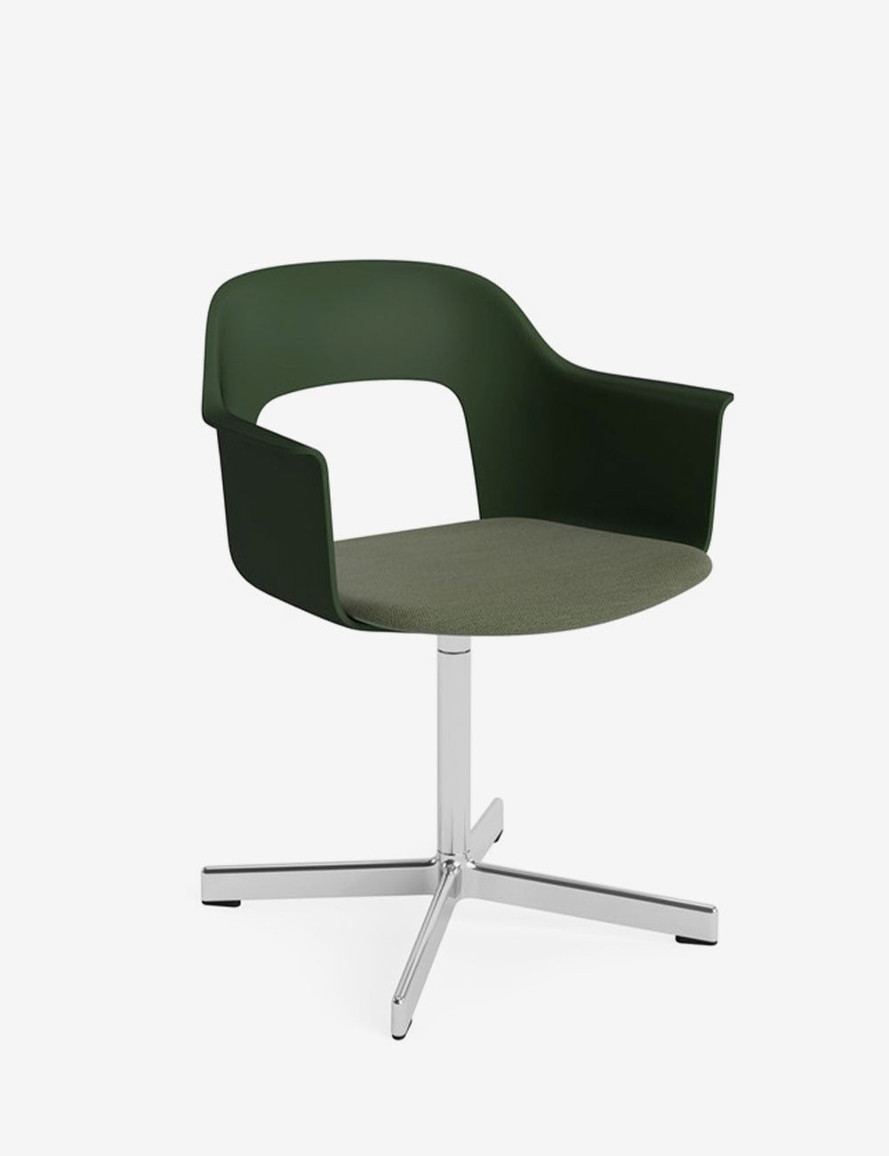 layout armchair 233 polished aluminium