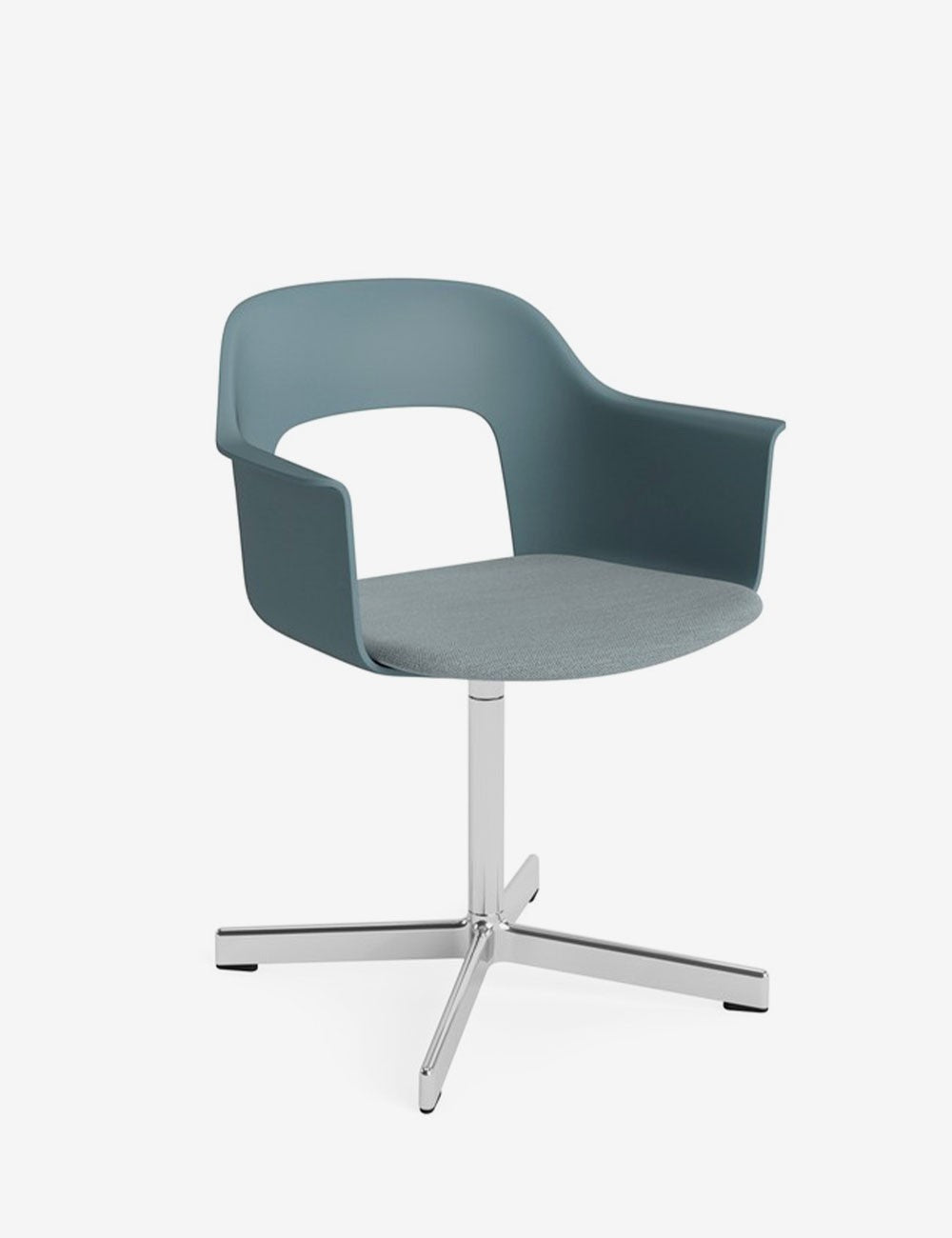 layout armchair 233 polished aluminium