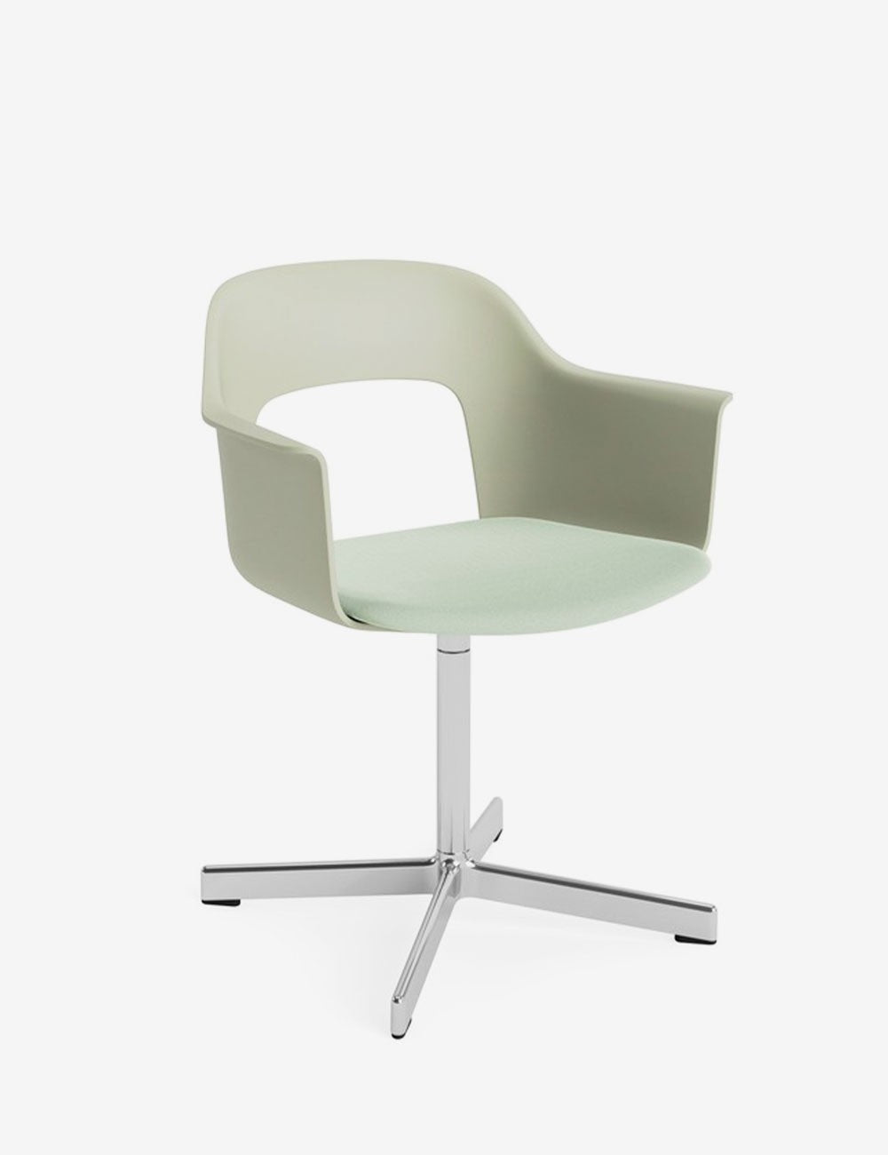 layout armchair 233 polished aluminium