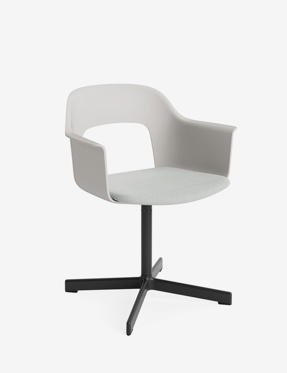layout armchair 233 polished black