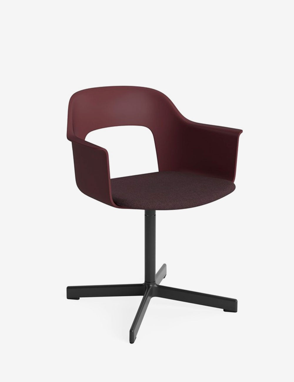 layout armchair 233 polished black