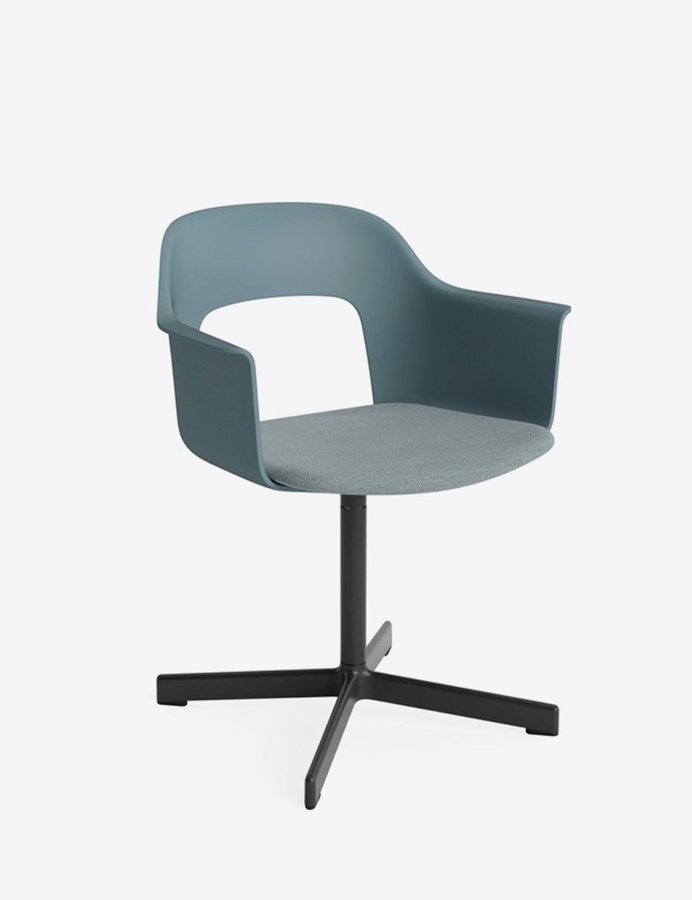 layout armchair 233 polished black