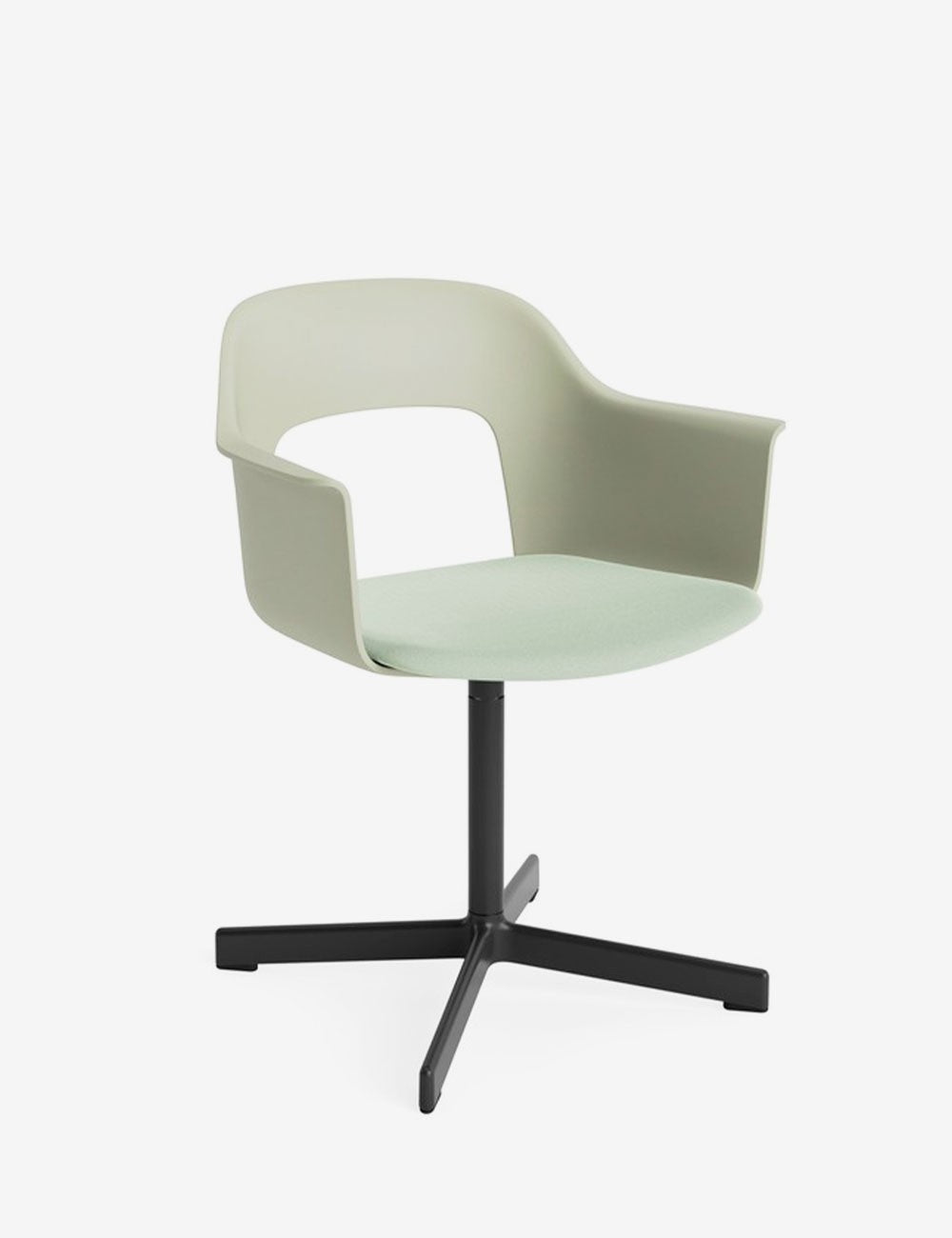 layout armchair 233 polished black