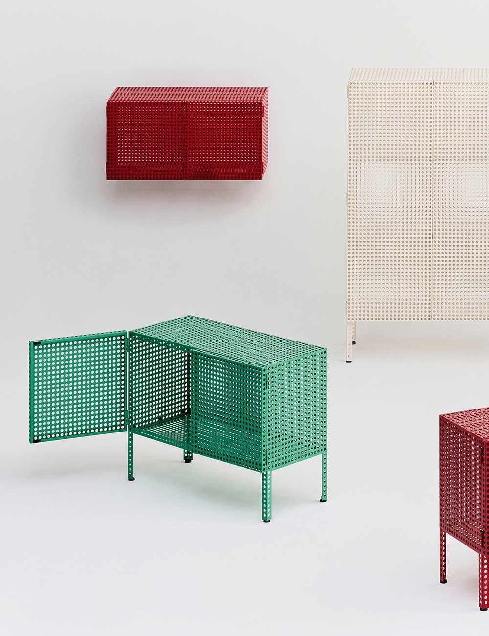 perforated wall cabinet small