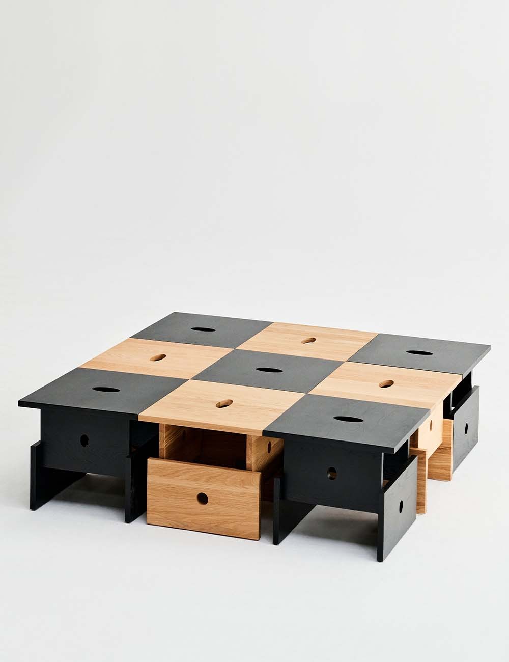 wood box coffee table