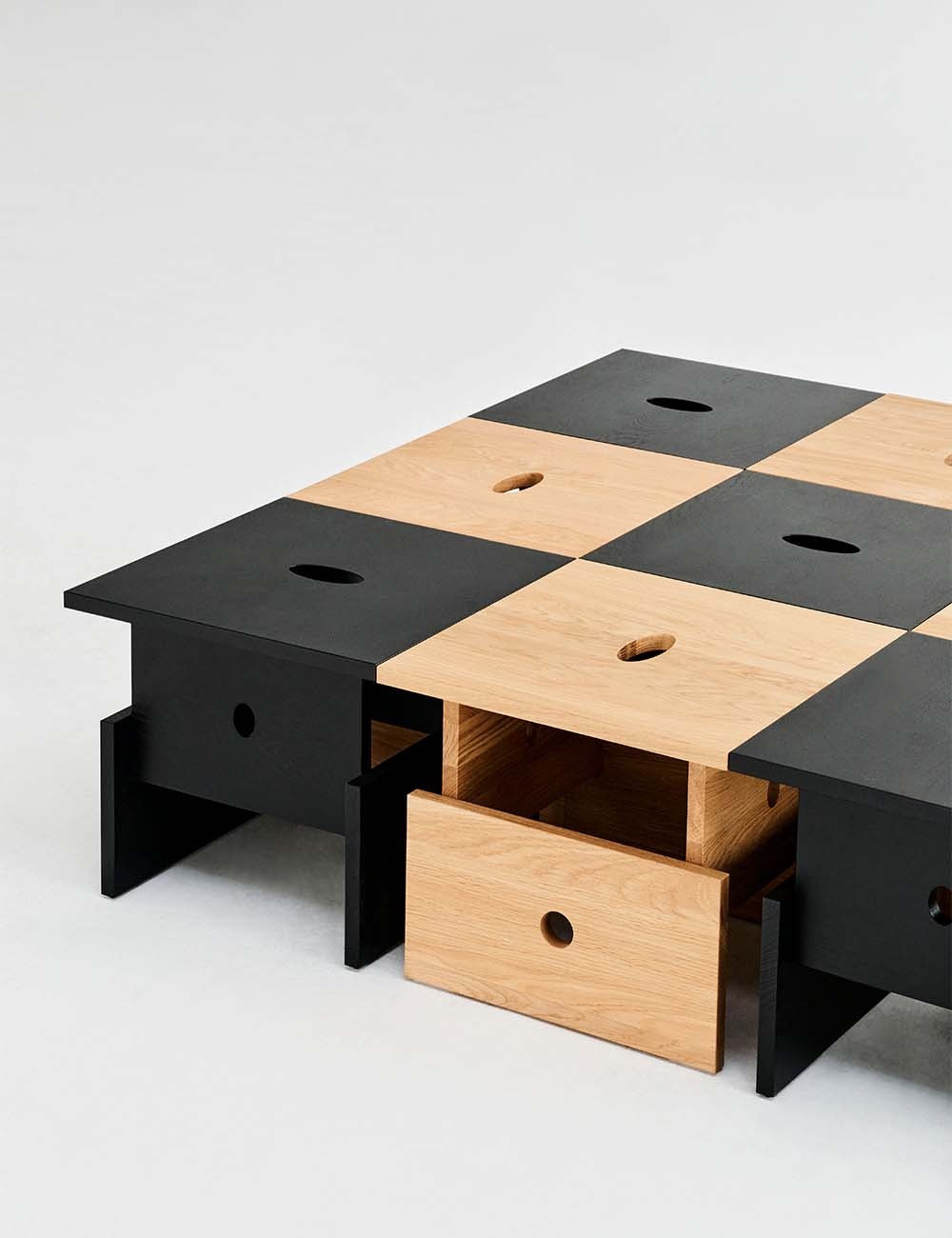wood box coffee table