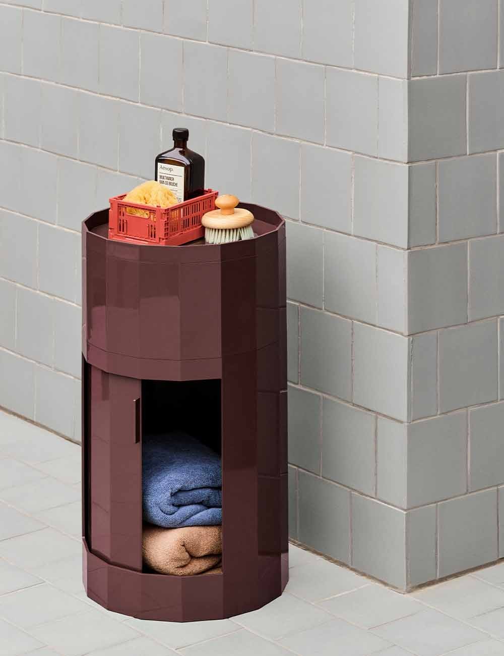 armoire à facettes haute