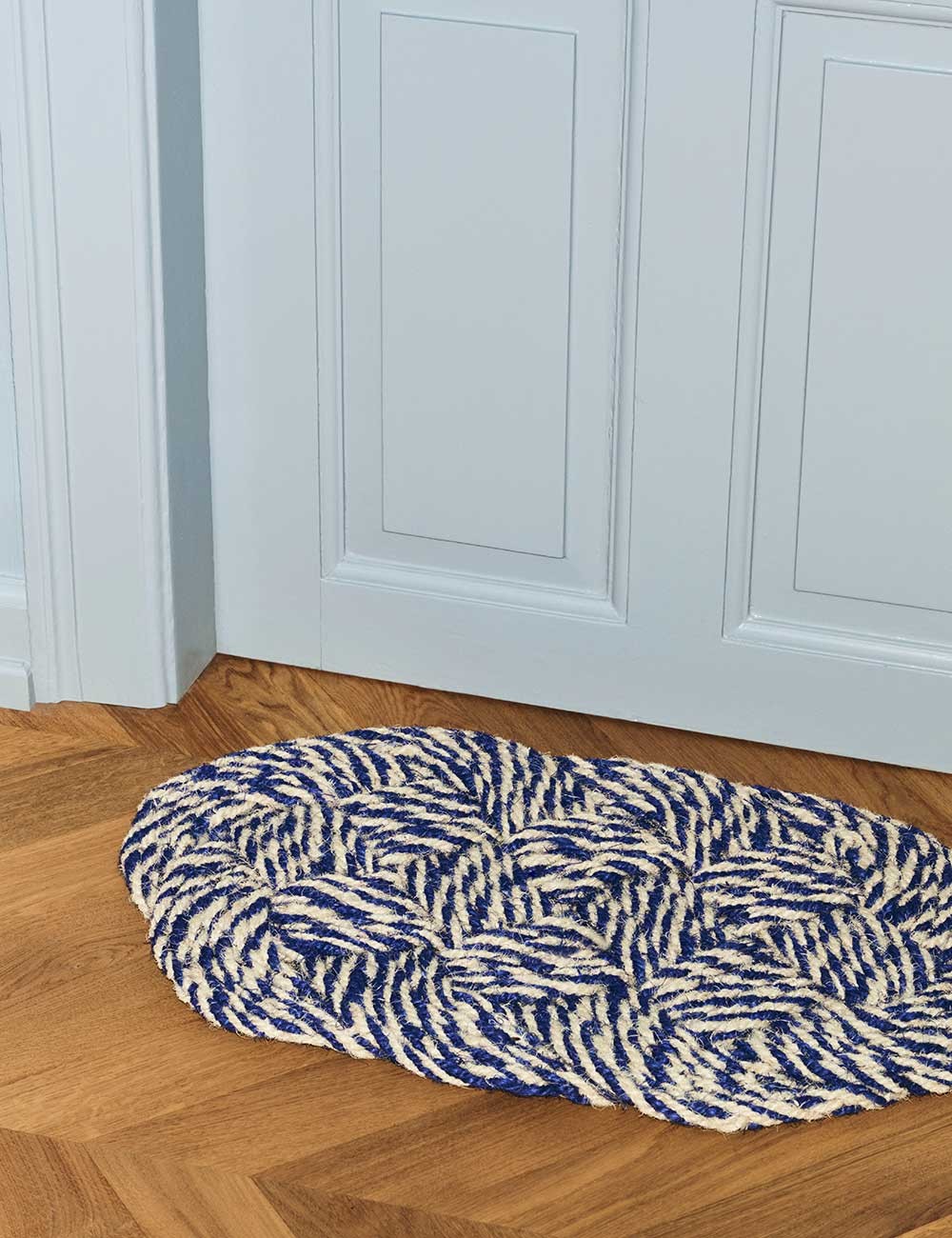 coco door mat swirl