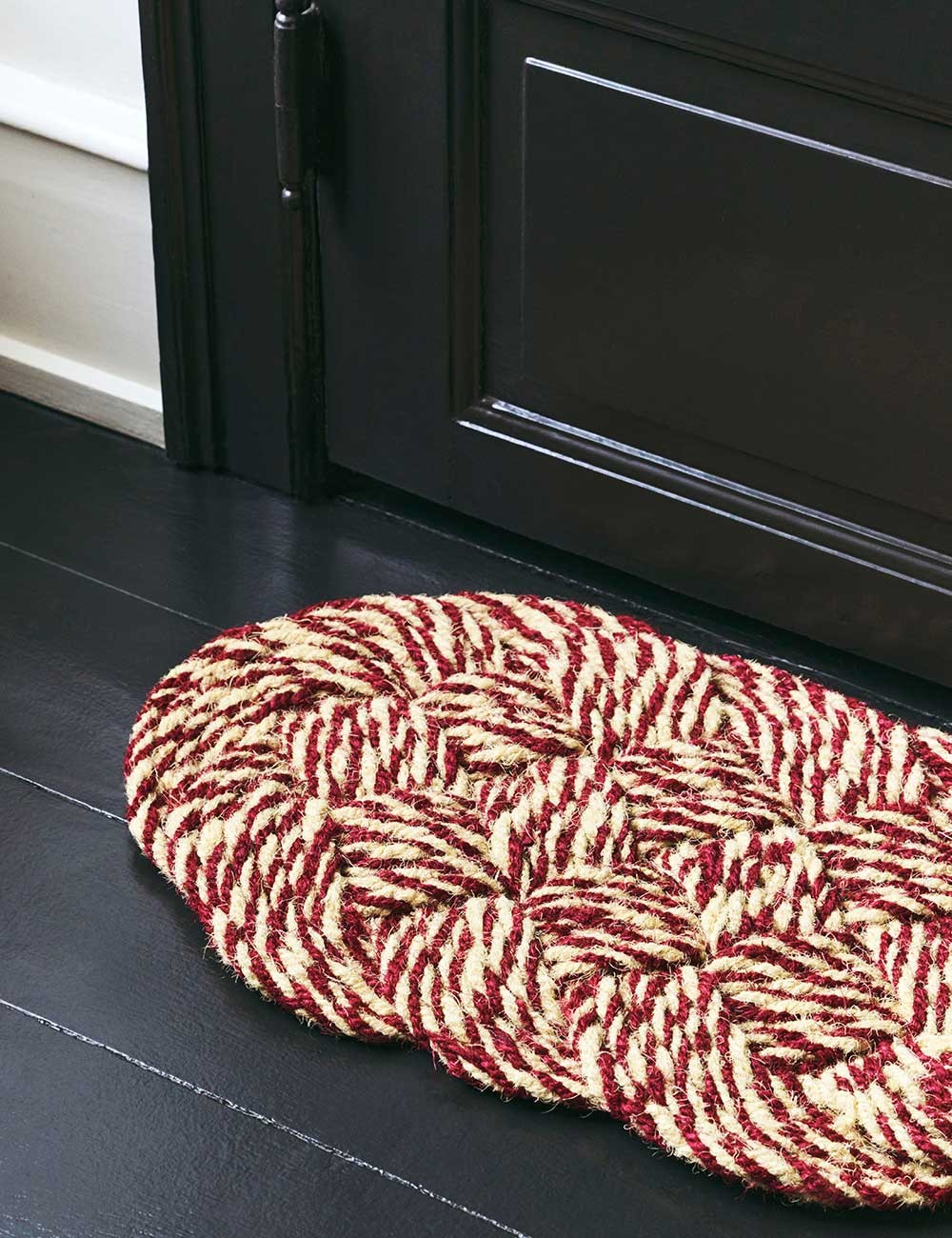 coco door mat swirl